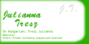 julianna tresz business card